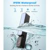 image72quot DVR Portable Solar Wireless Backup CameraHD 1080P 2 Min Quick Installation Support 2 Split Screen Back up Camera IP69K Waterproof Reverse Camera for Car Van SUV Truck Trailer