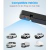 image72quot DVR Portable Solar Wireless Backup CameraHD 1080P 2 Min Quick Installation Support 2 Split Screen Back up Camera IP69K Waterproof Reverse Camera for Car Van SUV Truck Trailer