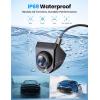 imageAUTOVOX 180 FrontBackup Camera OEM Mini Style ScrewFree Easy Install SideRear View Camera IP69K Waterproof ampamp 01Lux Low Light Back Up Camera for SUVPickup TruckRVVanCamperCar
