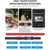 imageAUTOVOX 180 FrontBackup Camera OEM Mini Style ScrewFree Easy Install SideRear View Camera IP69K Waterproof ampamp 01Lux Low Light Back Up Camera for SUVPickup TruckRVVanCamperCar