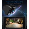 imageAUTOVOX 180 FrontBackup Camera OEM Mini Style ScrewFree Easy Install SideRear View Camera IP69K Waterproof ampamp 01Lux Low Light Back Up Camera for SUVPickup TruckRVVanCamperCar