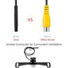 imageAUTOVOX Cam1 HD Car Rear View Backup Camera of License Plate for Truck ampamp RV with The Features of IP68 Waterproof High Brightness Light Sensor Night Vision LEDsFit All Cars