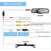 imageAUTOVOX HD Car Rear View Backup Camera CMD24 Waterproof License Plate Camera Reverse Camera Rear Camera Wide Angle TruckampampRVHigh Compatibility