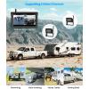 imageAUTOVOX RV Backup Camera Wireless 7quot 1080P HD Split Screen Monitor IR Night Vision Rear View Camera Systems IP69K Waterproof Easy Hitch Trailer Back Up Camera for TruckCamper5th WheelMotorhome