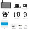 imageAUTOVOX RV Backup Camera Wireless 7quot 1080P HD Split Screen Monitor IR Night Vision Rear View Camera Systems IP69K Waterproof Easy Hitch Trailer Back Up Camera for TruckCamper5th WheelMotorhome