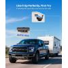 imageAUTOVOX Solar Wireless Backup Camera Kit 5quot Monitor Solar 3A Plus ampamp Solar 5 Cams Bendable Mount USB Boost Cable  Flexible Setup for Horse Trailer Boat Trailer Cargo Watch ampamp Tight Parking