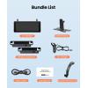 imageAUTOVOX Solar Wireless Backup Camera Kit Dual Solar 3A Plus Cams ampamp 72quot Monitor and Bendable Mount  Flexible Monitor Placement for RV Horse Trailer Interior View ampamp Parking