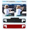 imageAUTOVOX Solar Wireless Backup Camera5quot HD 1080P Monitor3 Mins DIY Installation ampamp 5000 mAh Battery Powered Solar Back Up Camera Systems IP69K Waterproof Reverse Camera for Car Van Truck Trailer