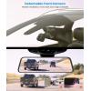 imageAUTOVOX T9PRO OEM Rear View Mirror Camera with Detached Front Lens 935quot Full Laminated Touch Screen Mirror Dash Cam Front and Rear with No Glare Super Night Vision Backup Camera for CarTruck