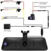 imageAUTOVOX V5PRO 1080P 935 OEM Rear View Mirror Camera Full Laminated Ultrathin Touch Screen Mirror Dash Cam Front and Rear with No Glare Super Night Vision Car Backup Camera Mirror
