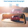 imageAUTOVOX V5PRO 1080P 935 OEM Rear View Mirror Camera Full Laminated Ultrathin Touch Screen Mirror Dash Cam Front and Rear with No Glare Super Night Vision Car Backup Camera Mirror