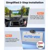 imageAUTOVOX W5 Wireless Backup Camera 45quot 1080P DualChannel Monitor Easy Installation Stable Wireless Signal IP69K Waterproof Color Night Vision Back Up Camera for Car SUV PickupVan and Trailer