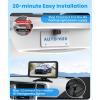 imageAUTOVOX Wireless Backup Camera for Car 5quot 1080P HD DualChannel Monitor Easy InstallationStable Digital Transmission SignalIP69K Waterproof Night Vision Back Up Camera for CarTruckSUVTrailer