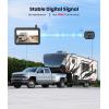imageWireless Backup Camera for Trucks 5 Inch HD Monitor Easy Install Stable Digital Signal Back Up Camera System Dual Channel Color Night Vision Rear View Camera for Car Pickup SUV Van  AUTOVOX W7Pro