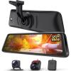 imageAUTOVOX T9PRO OEM Rear View Mirror Camera with Detached Front Lens 935quot Full Laminated Touch Screen Mirror Dash Cam Front and Rear with No Glare Super Night Vision Backup Camera for CarTruck