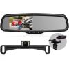 imageRear View Mirror Camera with 43 Monitor Super Night Vision OEM Rearview Mirror Backup Camera with IP 68 Waterproof Back Up Camera for Car Rearview Mirror for Parking ampamp Driving Safety AUTOVOX T2