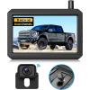 imageWireless Backup Camera for Trucks 5 Inch HD Monitor Easy Install Stable Digital Signal Back Up Camera System Dual Channel Color Night Vision Rear View Camera for Car Pickup SUV Van  AUTOVOX W7Pro