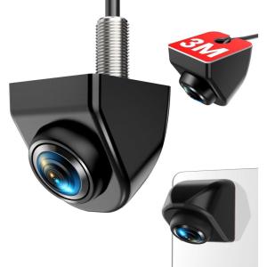 imageAUTOVOX 180 FrontBackup Camera OEM Mini Style ScrewFree Easy Install SideRear View Camera IP69K Waterproof ampamp 01Lux Low Light Back Up Camera for SUVPickup TruckRVVanCamperCar