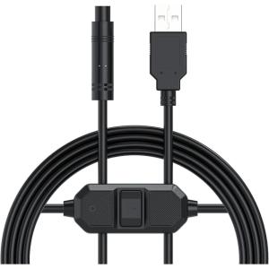 imageUSB DC 5V to 12V Step Up Charging Cable with Button Achieve OneSecond WakeUpNot Occupy The Cigarette Lighter4Pin Port Adapt AUTOVOX Wireless Backup Camera SystemSuch as S3A PLUSS4BSolar 5A