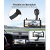 imageAUTOVOX Solar Wireless Backup Camera Kit 72quot 1080P SplitScreen DVR Monitor with Dual Antenna ampamp Color Night Vision Includes 360 Bendable Mount and 5V to 12V USB StepUp Cable for CarRVTruckTra