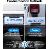 imageAUTOVOX Solar Wireless Backup Camera Kit 72quot 1080P SplitScreen DVR Monitor with Dual Antenna ampamp Color Night Vision Includes 360 Bendable Mount and 5V to 12V USB StepUp Cable for CarRVTruckTra