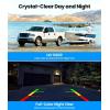 imageAUTOVOX Solar Wireless Backup Camera Kit 72quot 1080P SplitScreen DVR Monitor with Dual Antenna ampamp Color Night Vision Includes 360 Bendable Mount and 5V to 12V USB StepUp Cable for CarRVTruckTra