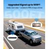 imageAUTOVOX Solar Wireless Backup Camera Kit 72quot 1080P SplitScreen DVR Monitor with Dual Antenna ampamp Color Night Vision Includes 360 Bendable Mount and 5V to 12V USB StepUp Cable for CarRVTruckTra