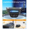 imageAUTO VOX Wireless Backup Dual Camera Solar Magnetic ampamp Solar Camera 72quot DVR 1080P 2 Split Recording Monitor Dual Antenna Signal 3Min Install HD IR Night Vision for Truck Trailer RV Camper