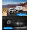 imageAUTOVOX RV Backup Camera Wireless Plug and Play Compatible with PreWired RV IR Night Vision HD 1080P 72 DVR 3Channels Stable Signal ampamp Wide Angle Rear View Camera for Trailer Camper MotorhomeWF2