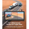 imageAUTOVOX RV Backup Camera Wireless System Rear ampamp Side Cameras with 72 HD 3 SplitScreen Recording Monitor IP69 Waterproof Strong ampamp Stable Signal for Camper Fifth Wheel Travel Trailer