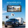 imageAUTOVOX Wireless Backup Camera Kit 72quot Monitor Dual Solar 5A Cams Suction Mount  Dual View for RV HorseBoat Trailer Cargo Campsite ampamp Safe Parking