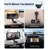 imageAUTOVOX Wireless Backup Camera Kit 72quot Monitor Dual Solar 5A Cams Suction Mount  Dual View for RV HorseBoat Trailer Cargo Campsite ampamp Safe Parking