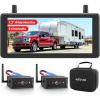 imageAUTO VOX Wireless Backup Camera Magnetic 5quot Portable No Wiring 1 Min Install Trailer Hitch Camera 2Channel HD 1080P Car Monitor ampamp IR Night Vision Back Up Camera Systems for Truck RV CamperS46PRO