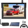 imageAUTOVOX Wireless Backup Camera Kit  USB 5V to 12V Cable ampamp Solar Panel5quot HD Monitor1 Min Magnetic Install2ChannelSolar ChargingIP69K IR Night VisionBackup Camera Systems for RVTruckTrailer