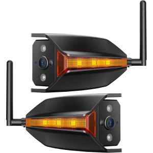 imageAUTOVOX RV Backup Camera Wireless Plug and Play Compatible with PreWired RV IR Night Vision HD 1080P 72 DVR 3Channels Stable Signal ampamp Wide Angle Rear View Camera for Trailer Camper MotorhomeWF2