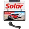 imageAUTOVOX Solar Wireless Backup Camera Kit 72quot 1080P SplitScreen DVR Monitor with Dual Antenna Color Night Vision and 360 Bendable Suction Mount Easy 3Min Install for TruckRVCar
