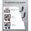 imageAUTOVOX Solar Wireless Backup Camera Kit with 5quot 1080P Monitor ampamp USB 5V to 12V WakeUp Cable  Easy 3Min Install IP69K Waterproof No Cigarette Lighter Needed for Car Truck Van Trailer