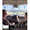 imageAUTOVOX Wireless RV Backup Camera System Rear and Side Coverage on a Large 72 HD Monitor Triple Split View IR Night Vision DVR Recording Back up Camera for RVTravel TrailerMotorhomeCamperVISTA Camera