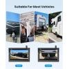 imageAUTOVOX Dual Solar Wireless Magnetic Backup Camera 2Min Easy Install 72 1080P SplitScreen DVR Monitor WallMount amp Hitch Back Up Camera IR Night Vision IP69K Waterproof for TruckRV Trailer5Single Cam