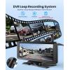 imageAUTOVOX Dual Solar Wireless Magnetic Backup Camera 2Min Easy Install 72 1080P SplitScreen DVR Monitor WallMount amp Hitch Back Up Camera IR Night Vision IP69K Waterproof for TruckRV Trailer72Dual Cam