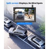 image:imageAUTOVOX 5 Solar Wireless Backup Camera with Extra Camera Dual View Split Screen 1080P HD Monitor 2 Cameras 1 Monitor Kit 5000mAh Battery IP69K Waterproof for Truck Trailer SUV