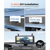 image:imageAUTOVOX 72 Solar Wireless Dual Backup Cameras with Suction Cup Mount 1080P DVR Split Screen Adjustable Windshield Mount Front and Rear View IP69K Waterproof for Truck RV Trailer SUV