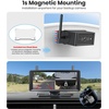 image:imageAUTOVOX Magnetic Wireless Dual Backup Cameras with Solar Panel 1 Minute Install Solar Assisted Charging for RV 1080P HD 5 Split Screen Monitor IR Night Vision IP69K Waterproof for Truck RV Trai