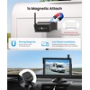 image:imageAUTOVOX S4B Wireless Backup Camera Bundle Includes 4PIN USB Cable amp S4B CAM SplitScreen Display Quick Install IP69K Waterproof Ideal for Truck Trailer or Car