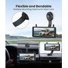 image:imageAUTOVOX Wireless Backup Camera Kit 72 Monitor Solar 5A Cams Suction Cup Mount  Stick It on The Wall Window Dash or Table for Flexible RV amp Campsite Monitoring