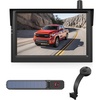 image:imageAUTOVOX 5 Solar Wireless Backup Camera with Suction Cup Mount 1080P HD Monitor Adjustable Windshield Mount 3 Minute Install IP69K Waterproof for Car Truck SUV Trailer