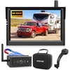 image:imageAUTOVOX S4B Wireless Backup Camera Bundle Includes X8 Monitor Mount SplitScreen Display Quick Install IP69K Waterproof Perfect for Truck Trailer RV