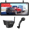 image:imageAUTOVOX Wireless Backup Camera Kit 72 Monitor Solar 5A Cams Suction Cup Mount  Stick It on The Wall Window Dash or Table for Flexible RV amp Campsite Monitoring