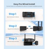 image:imageAUTOVOX Wireless RV Backup Camera Dual Lens Road and Bumper View Dual Antenna Smooth Live View 72 1080P DVR Monitor IR Night Vision Back up Camera for Prewired RV 5th Wheel Trailer Camper1 Cam