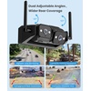 image:imageAUTOVOX Wireless RV Backup Camera Dual Lens Road and Bumper View Dual Antenna Smooth Live View 72 1080P DVR Monitor IR Night Vision Back up Camera for Prewired RV 5th Wheel Trailer Camper1 Cam